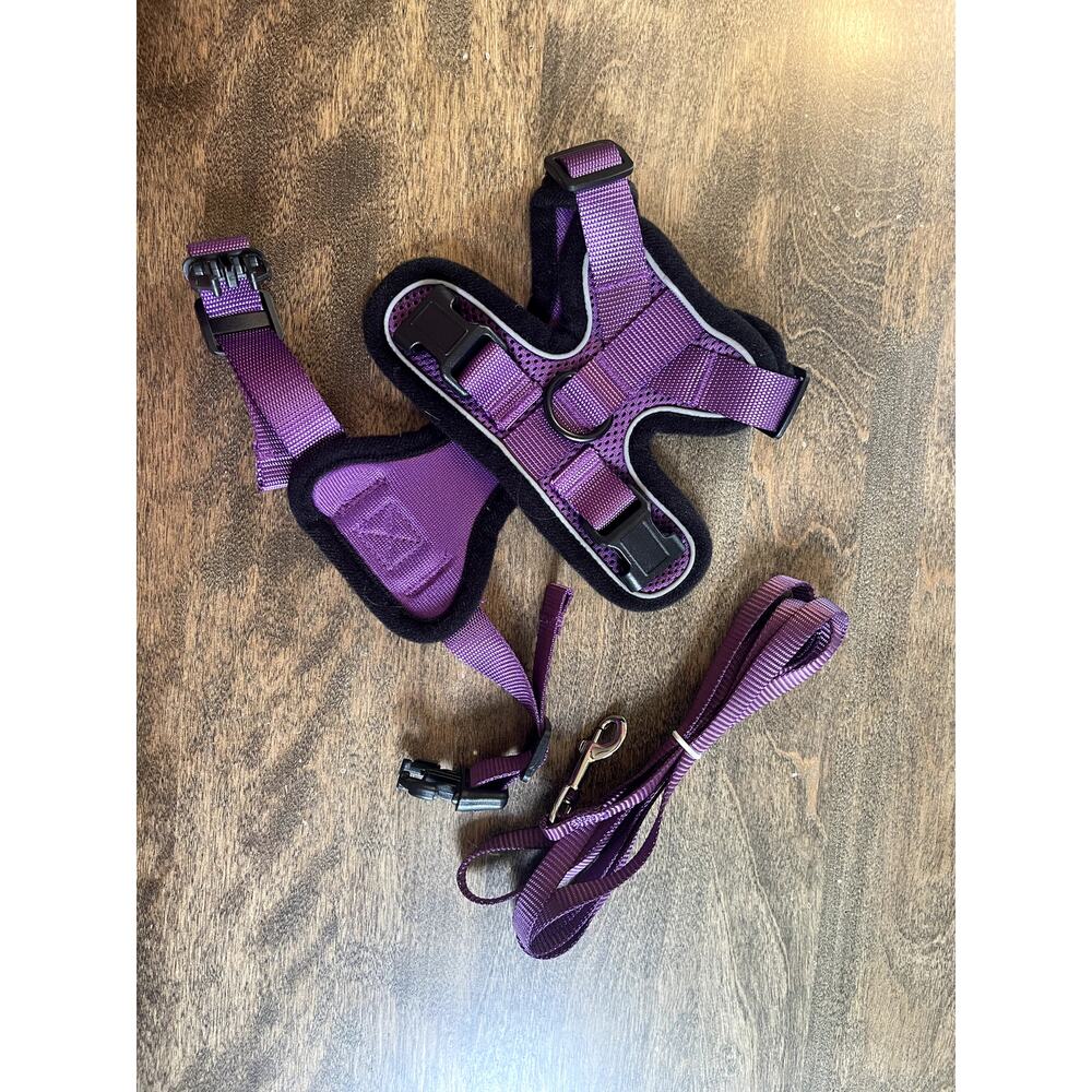 Dooradar XS Pet Harness and leash set , purple NWOT - Picture 2 of 4
